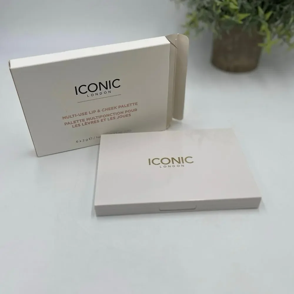 Iconic London Multiuse‎ Pop Of Color Lip and Cheek Six Shades Palette New